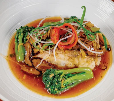Soy Steamed Seabass